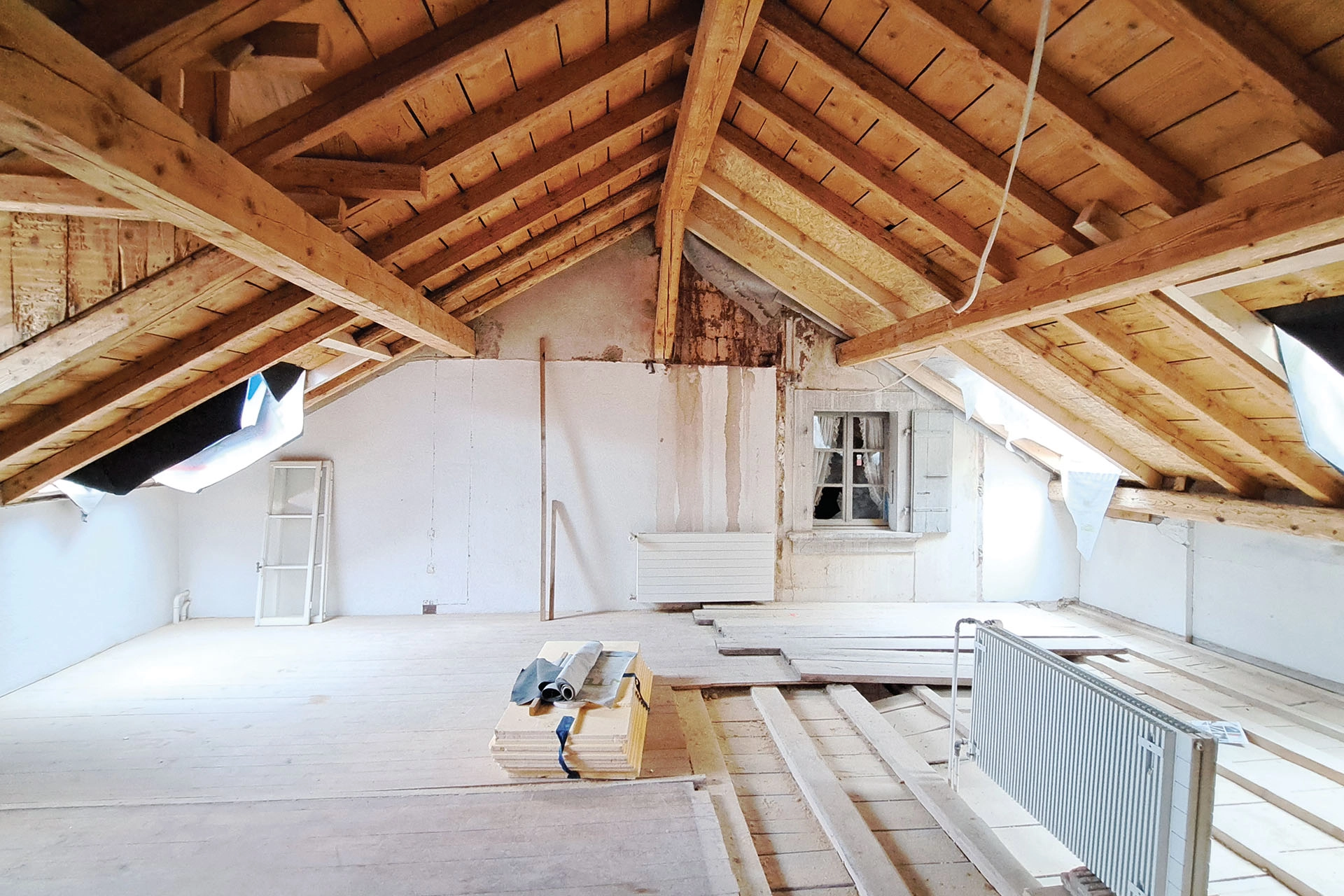 Combles avant travaux